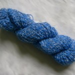 Bright blue Romney synthetic - 10 ply