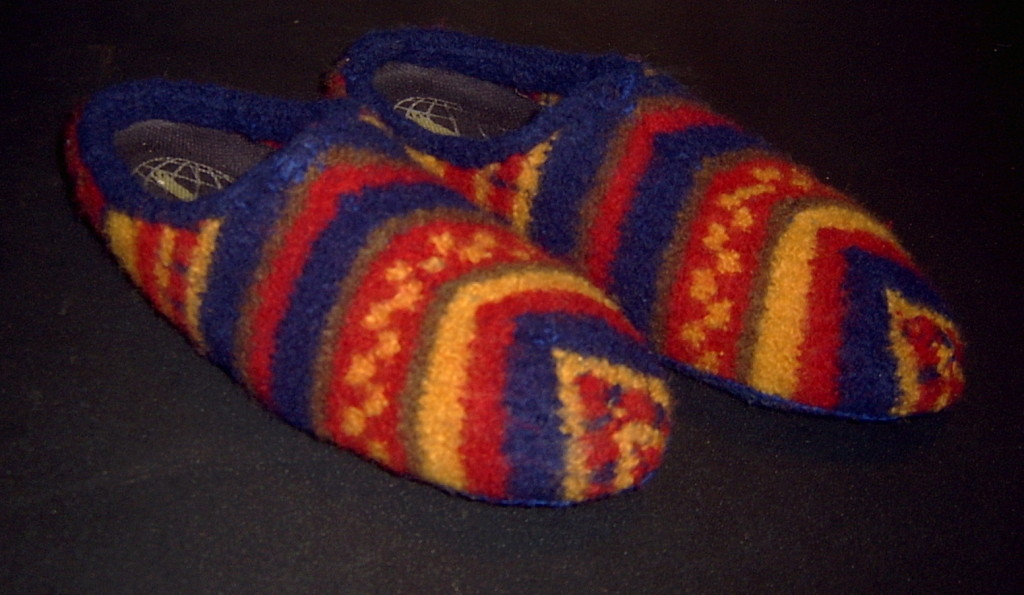Finished slippers