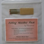 felting needle pack - medium wools